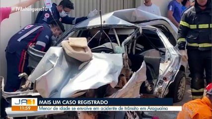 Adolescente se envolve em acidente em Araguaína