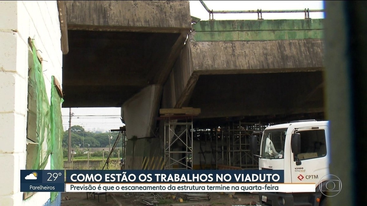 Obra De Recupera O De Viaduto Que Cedeu Deve Durar At Seis Meses S O Paulo G