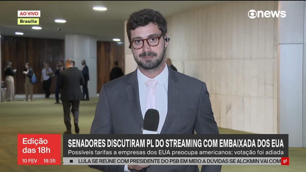 Senado adia votação de projeto de streaming após reunião com embaixada dos EUA