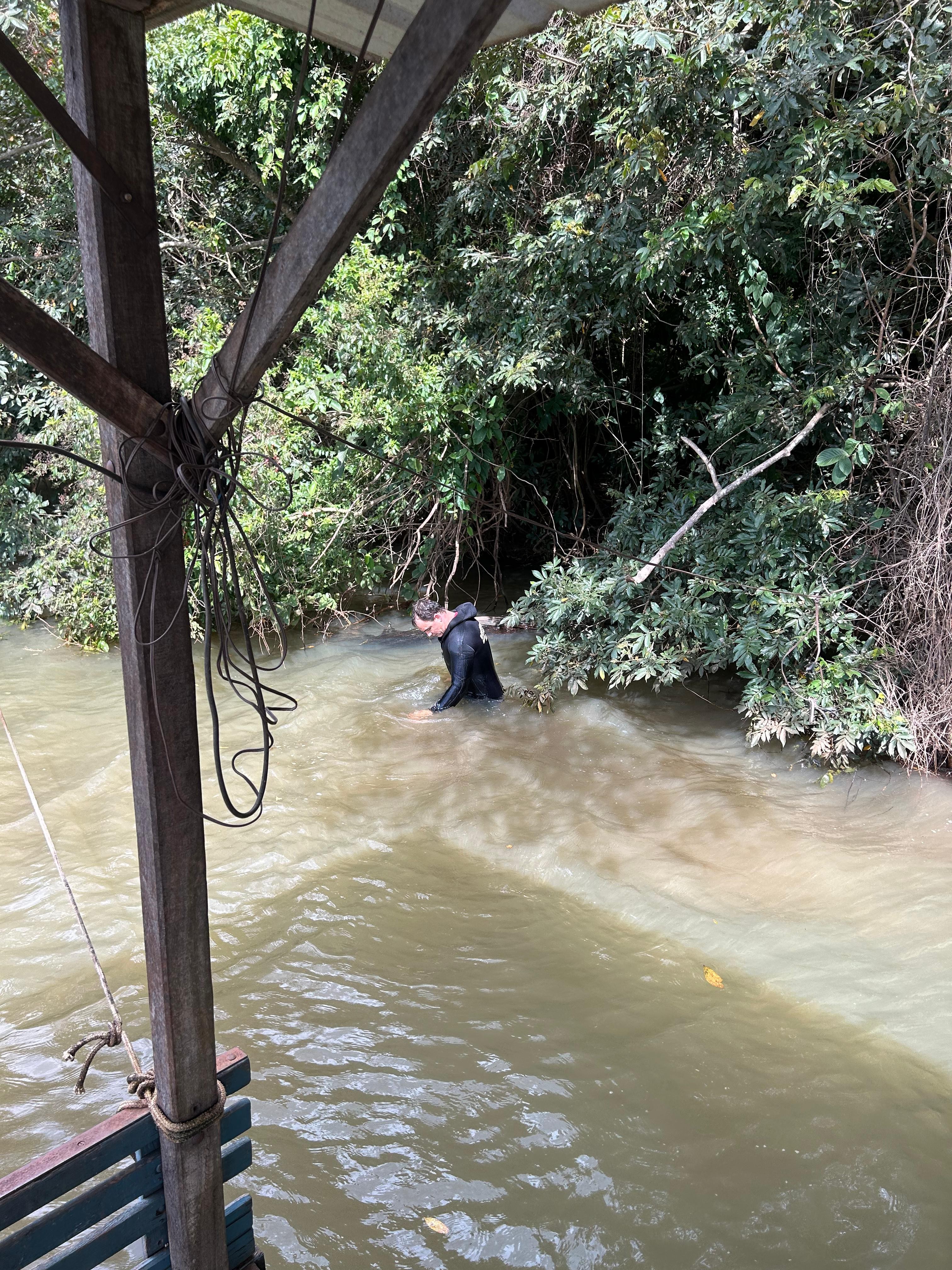 Idoso morre afogado durante pescaria em rio na região de Santa Vitória