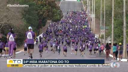 Inscrições para a 24ª edição da Meia Maratona do Tocantins estão abertas