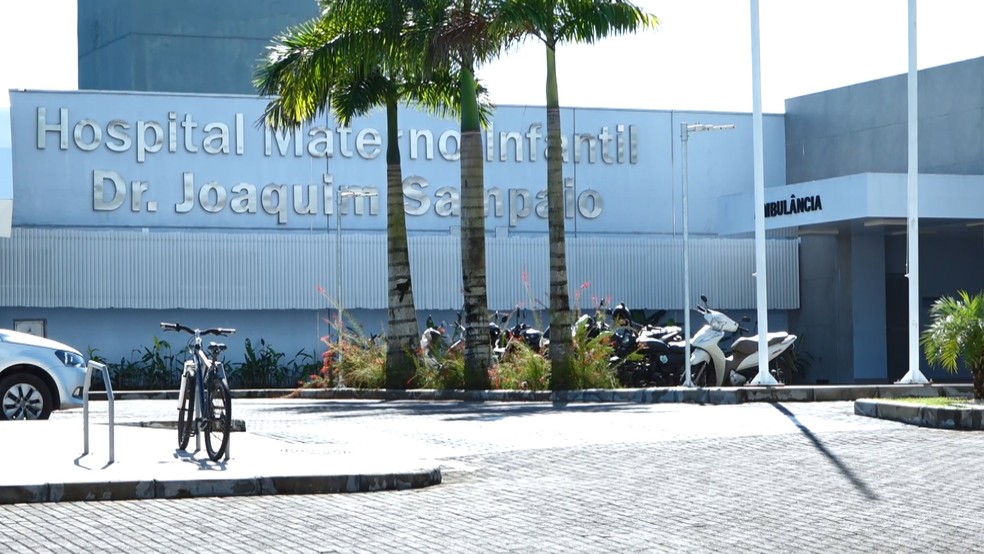Hospital Materno-Infantil Dr. Joaquim Sampaio, em Ilhéus — Foto: TV Santa Cruz
