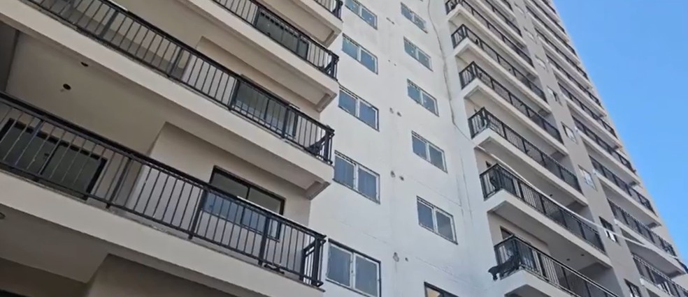 Obra em apartamento em Candelária — Foto: Reprodução/Inter TV Cabugi