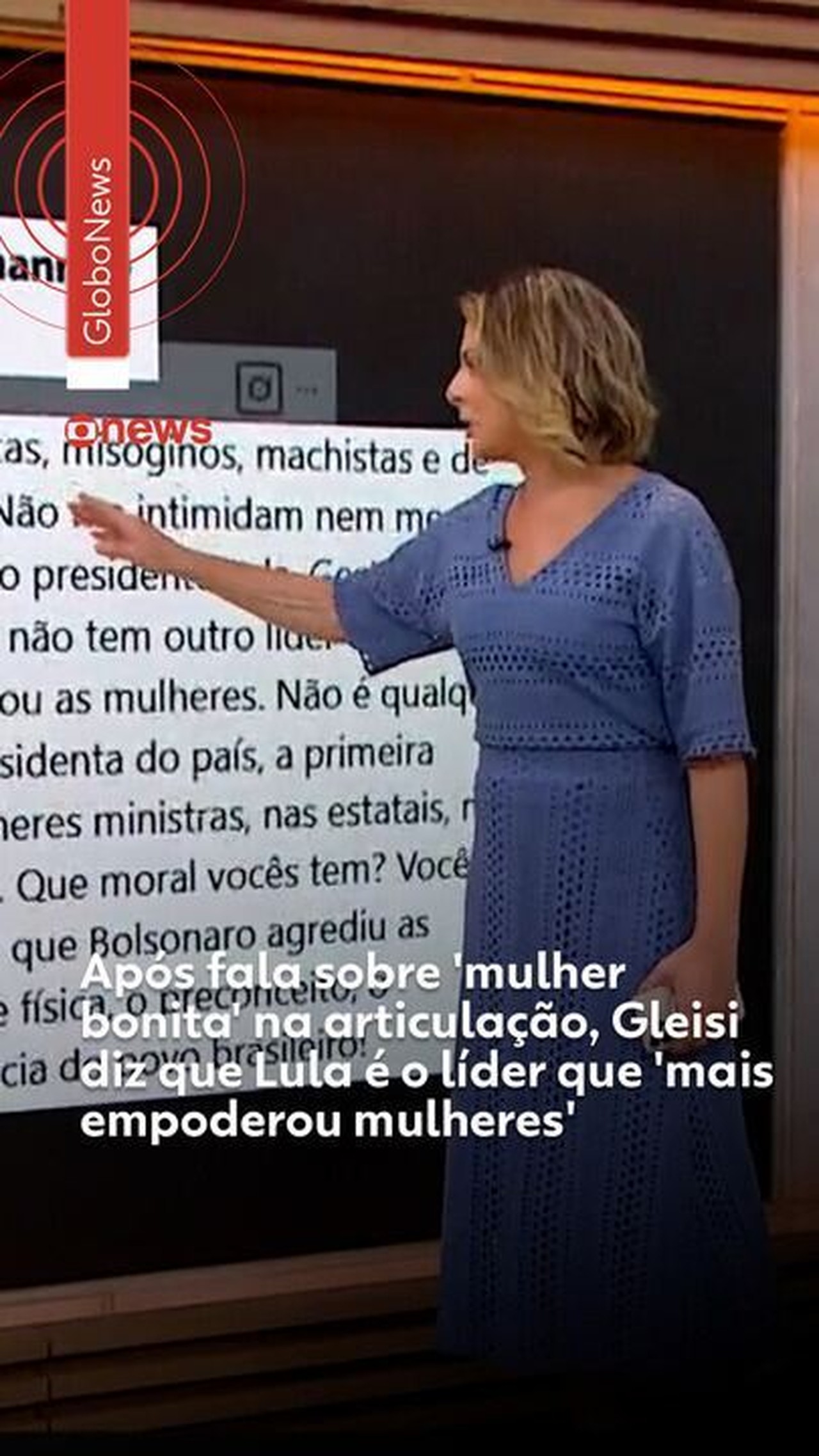 Gleisi diz que Lula é o líder que 'mais empoderou mulheres' após fala do petista sobre ministra 'bonita' na articulação