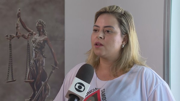 Monique Miranda, vítima de importunação sexual em prefeitura de MG — Foto: Reprodução/TV Globo