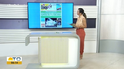 Patrimônio de candidatos ao governo é destaque no Jornal Daqui