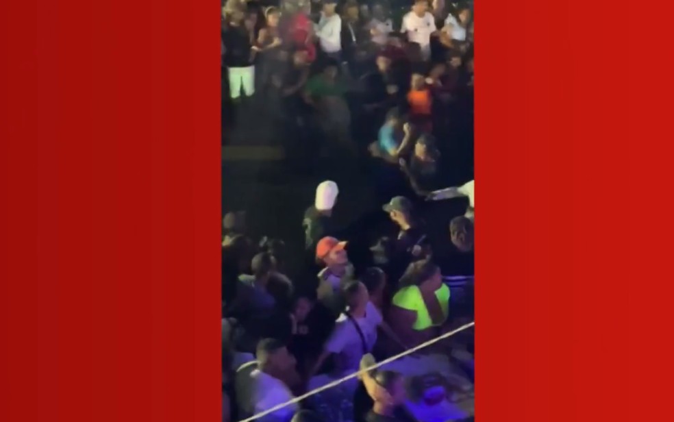 Confusão aconteceu em Lauro de Freitas — Foto: Redes sociais