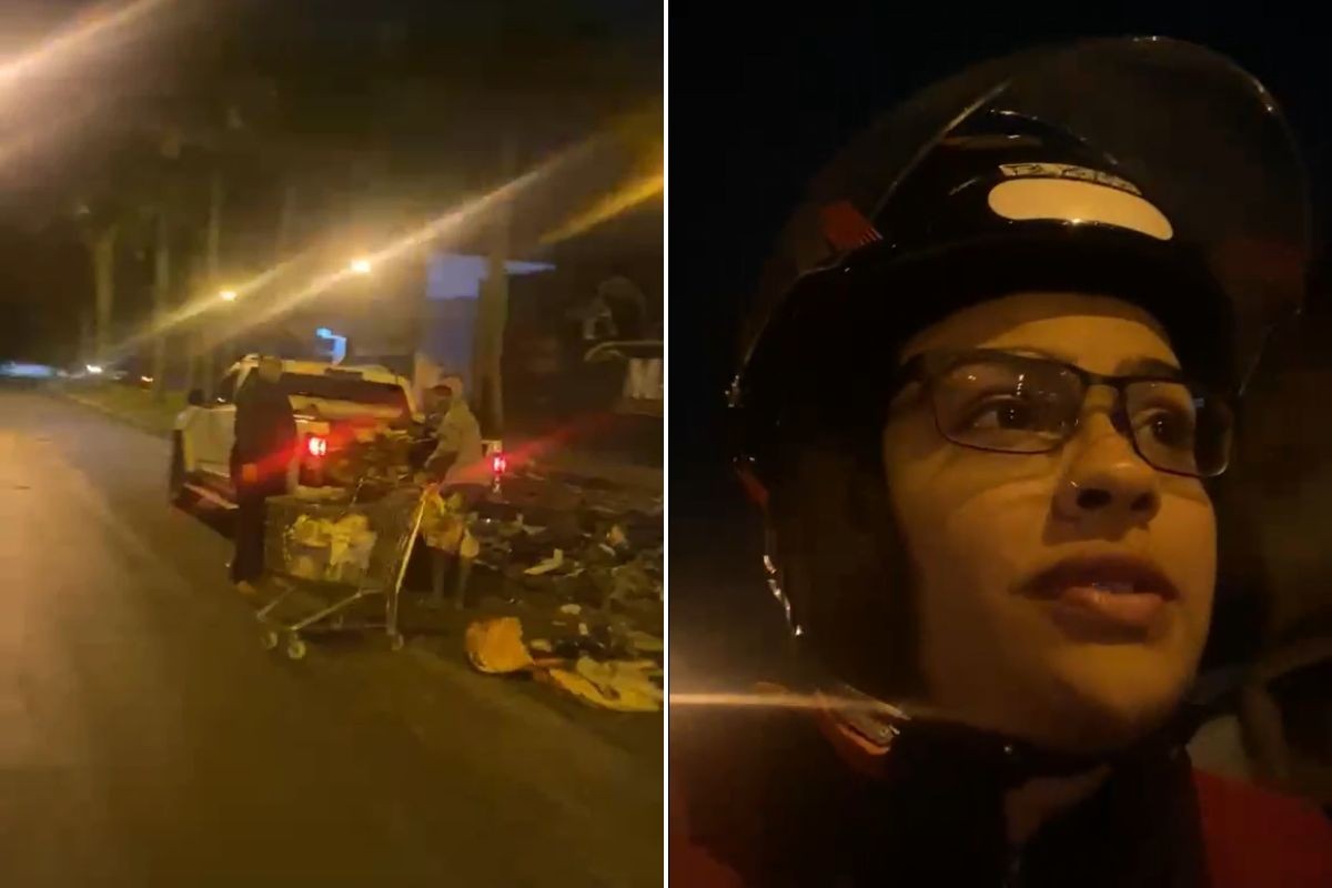 Entenda: Motociclista é atropelada após filmar descarte irregular de entulho no litoral de SP; VÍDEO