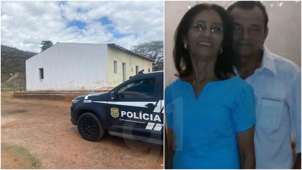 Zesuito Soares de Sousa, de 75 anos, e Maria Pereira de Macedo, de 77 anos, foram assassinados na zona rural de Quiterianópolis. — Foto: Reprodução