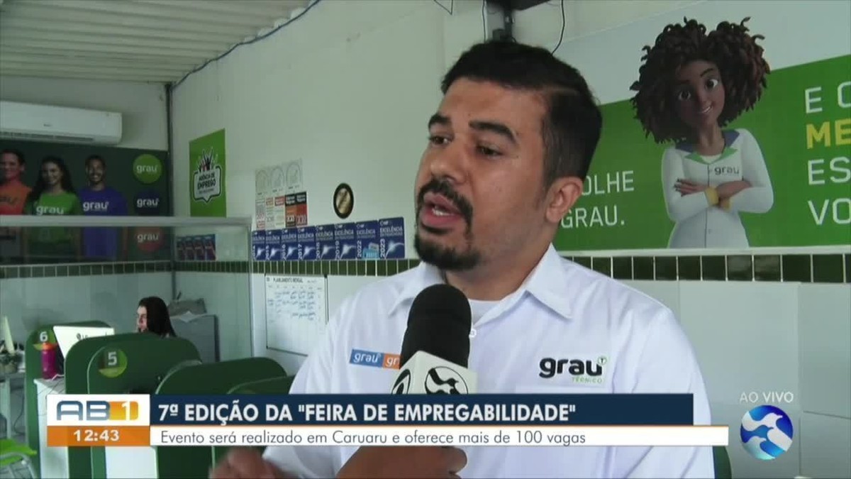 Mais de 100 vagas de emprego e estágio são ofertadas em Caruaru; saiba como se inscrever  