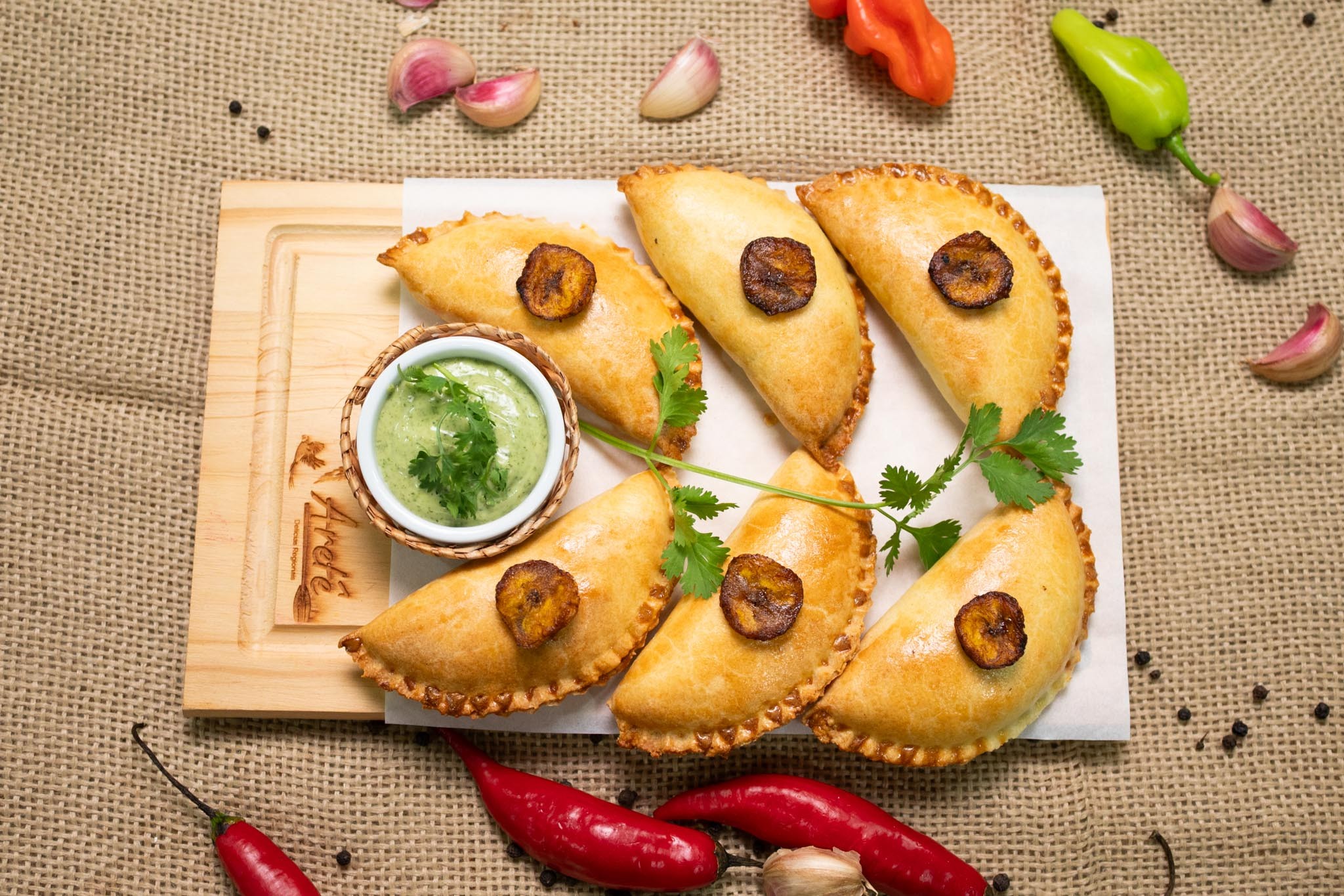 Comida di Buteco 2026: como fazer o petisco 'Empanada à Cabocla com Molho Floresta'