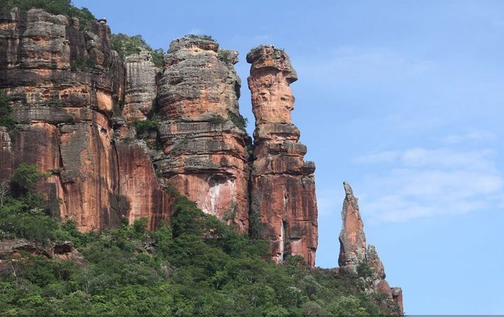 Serra do Roncador, em Barra do Garças — Foto: Reprodução/Prefeitura de Barra do Garças