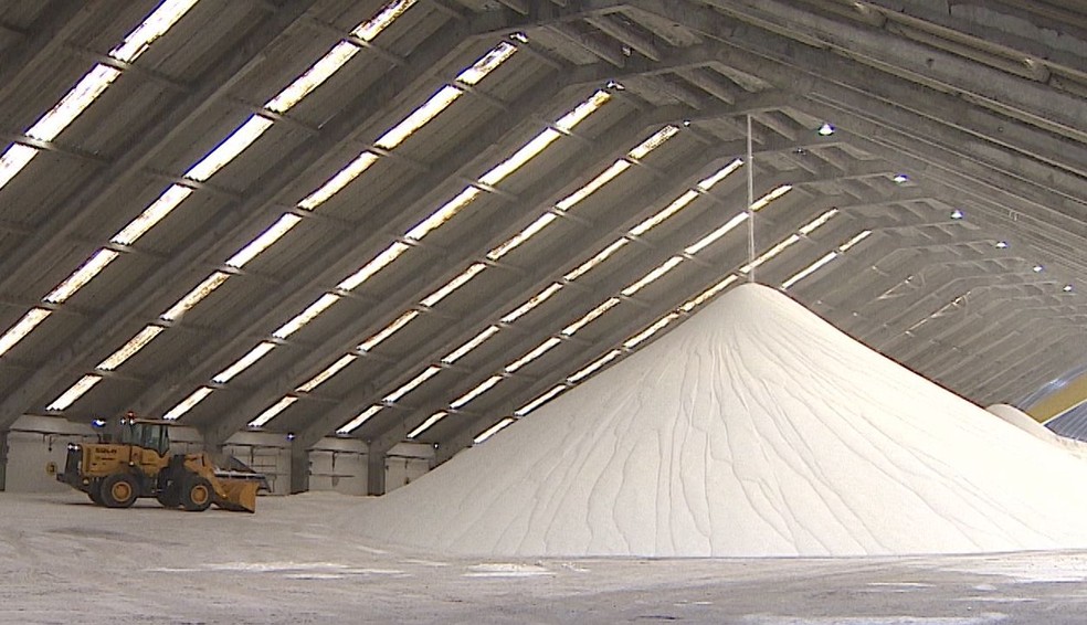 Produção de fertilizantes em Sergipe — Foto: Reprodução TV Sergipe/Arquivo