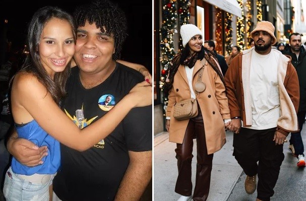 Paulo Vieira comemora sete anos de namoro com Ilana; veja antes e depois do casal 
