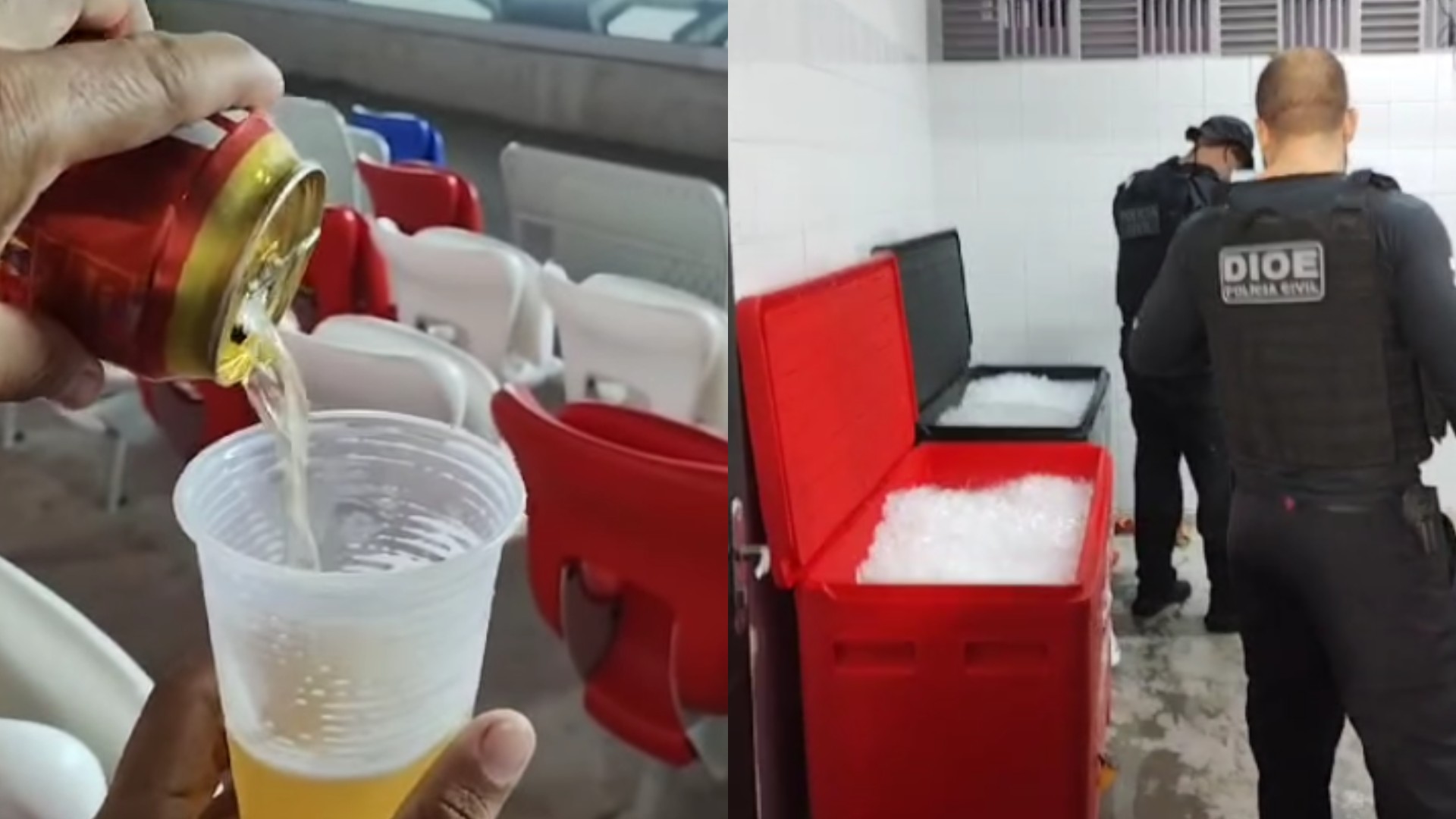 Polícia investiga suspeita de venda de cervejas vencidas durante jogo no Mangueirão, em Belém