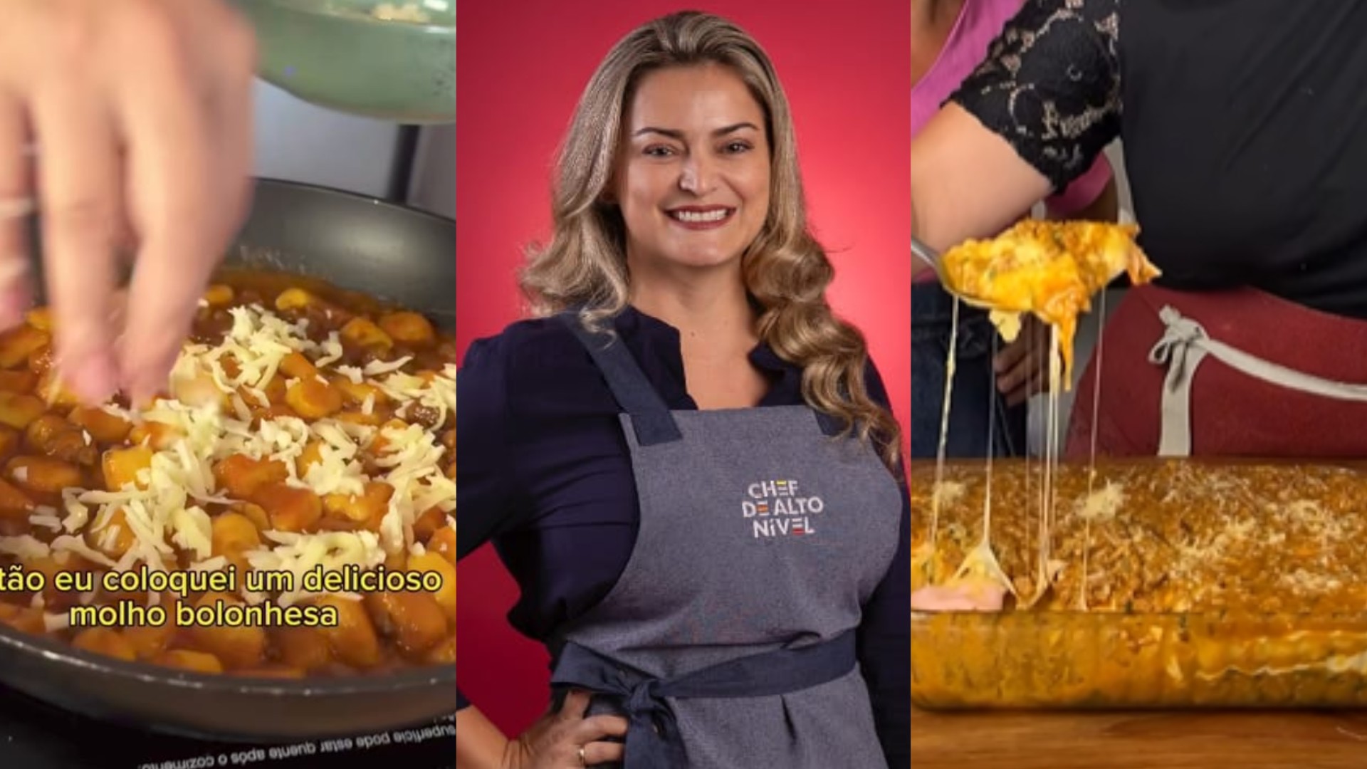 Chef de Alto Nível: Bruna Lopes bomba na web com arroz na pressão e nhoque perfeito