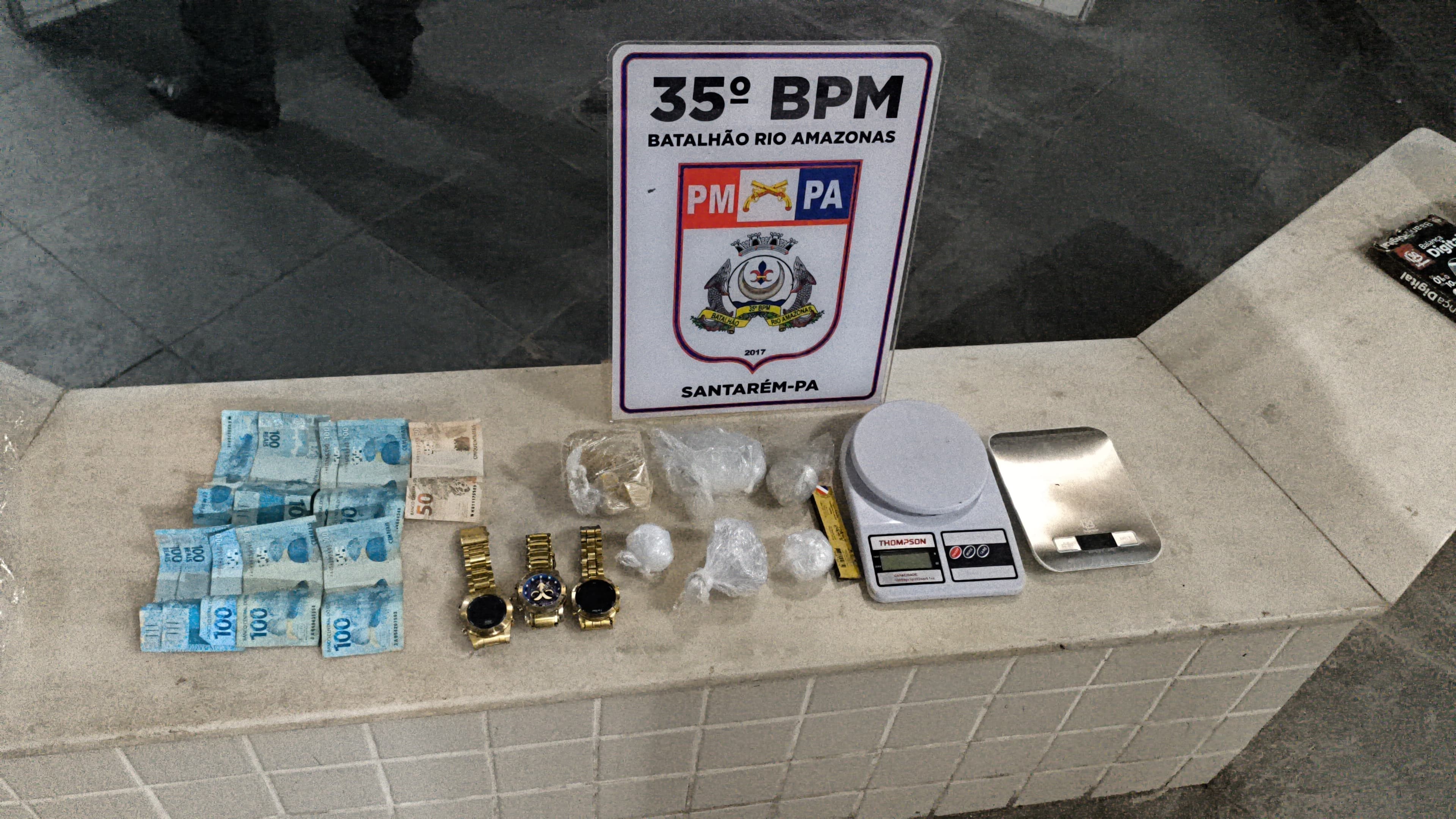 Foragido da Justiça é preso com drogas no bairro Área Verde, em Santarém