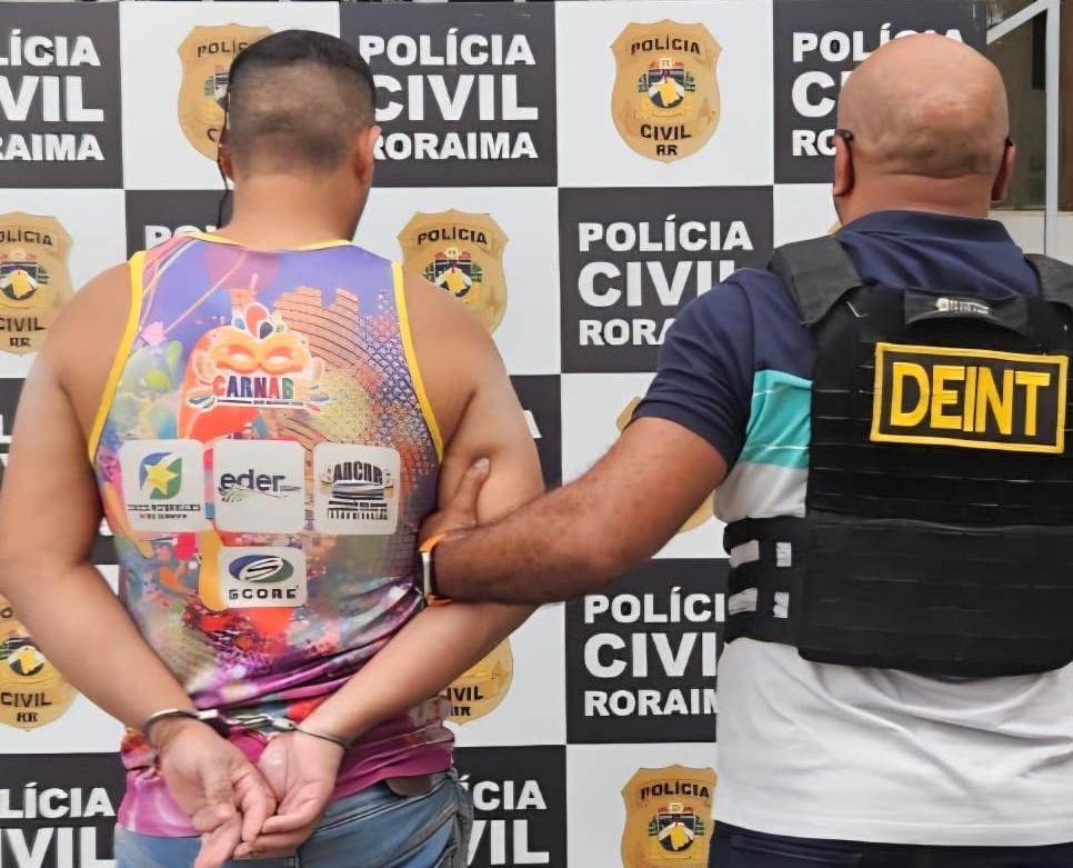 Suspeito de matar homem na frente do filho por dívida de R$ 1,2 mil é preso em Roraima
