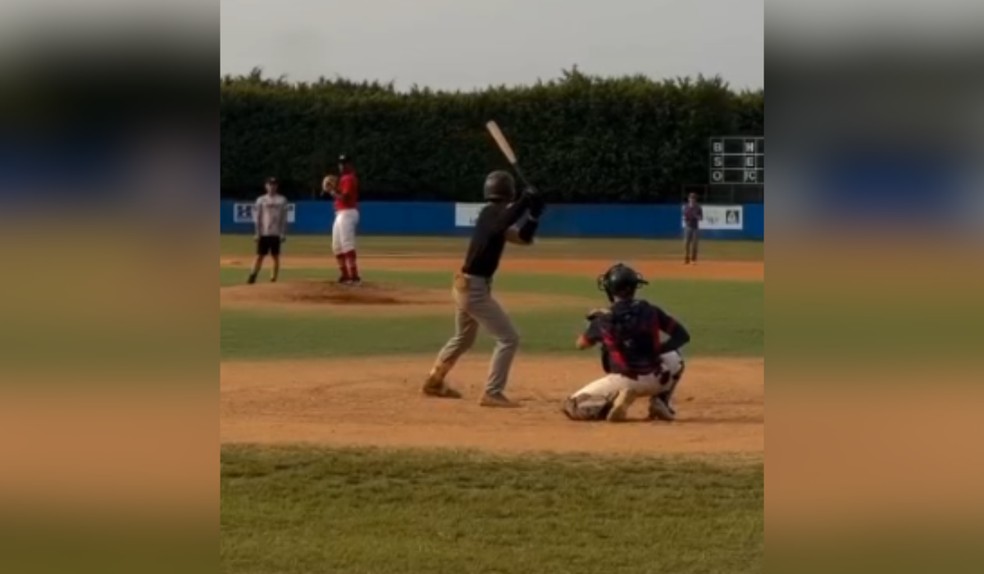 Em alguns anos, Juan espera estar prestes a estrear na MLB — Foto: Arquivo Pessoal/Reprodução