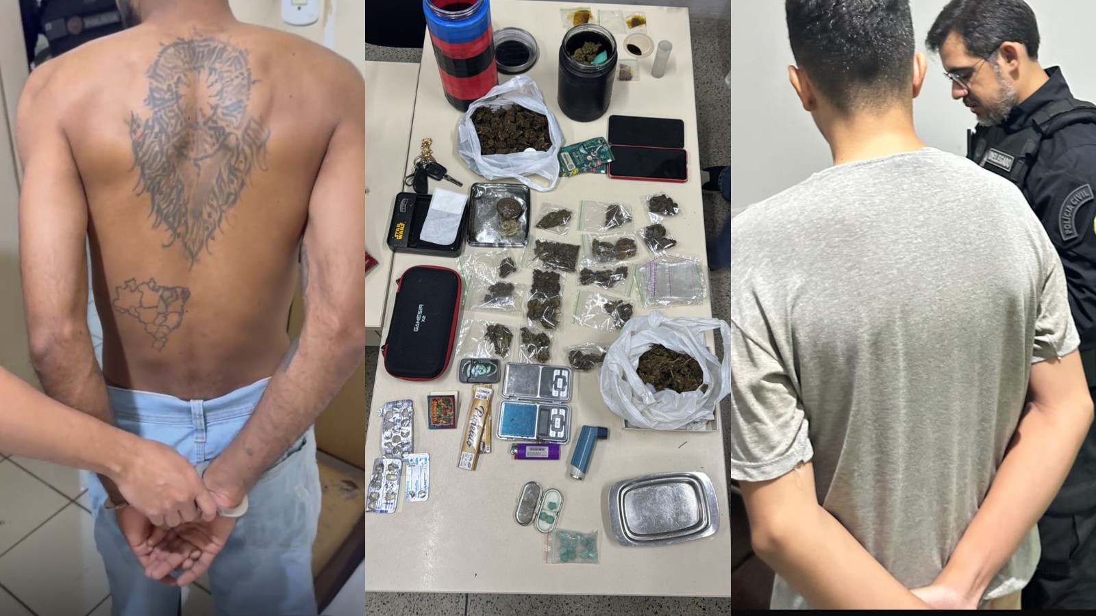 Terceirizado da Justiça e 4 são presos suspeitos de vender drogas | G1