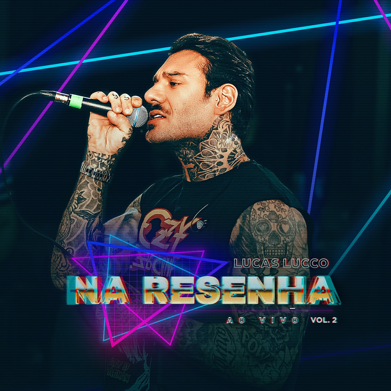 Lucas Lucco 'queima gasolina' no álbum 'Na resenha 2' entre arrocha e piseiro 