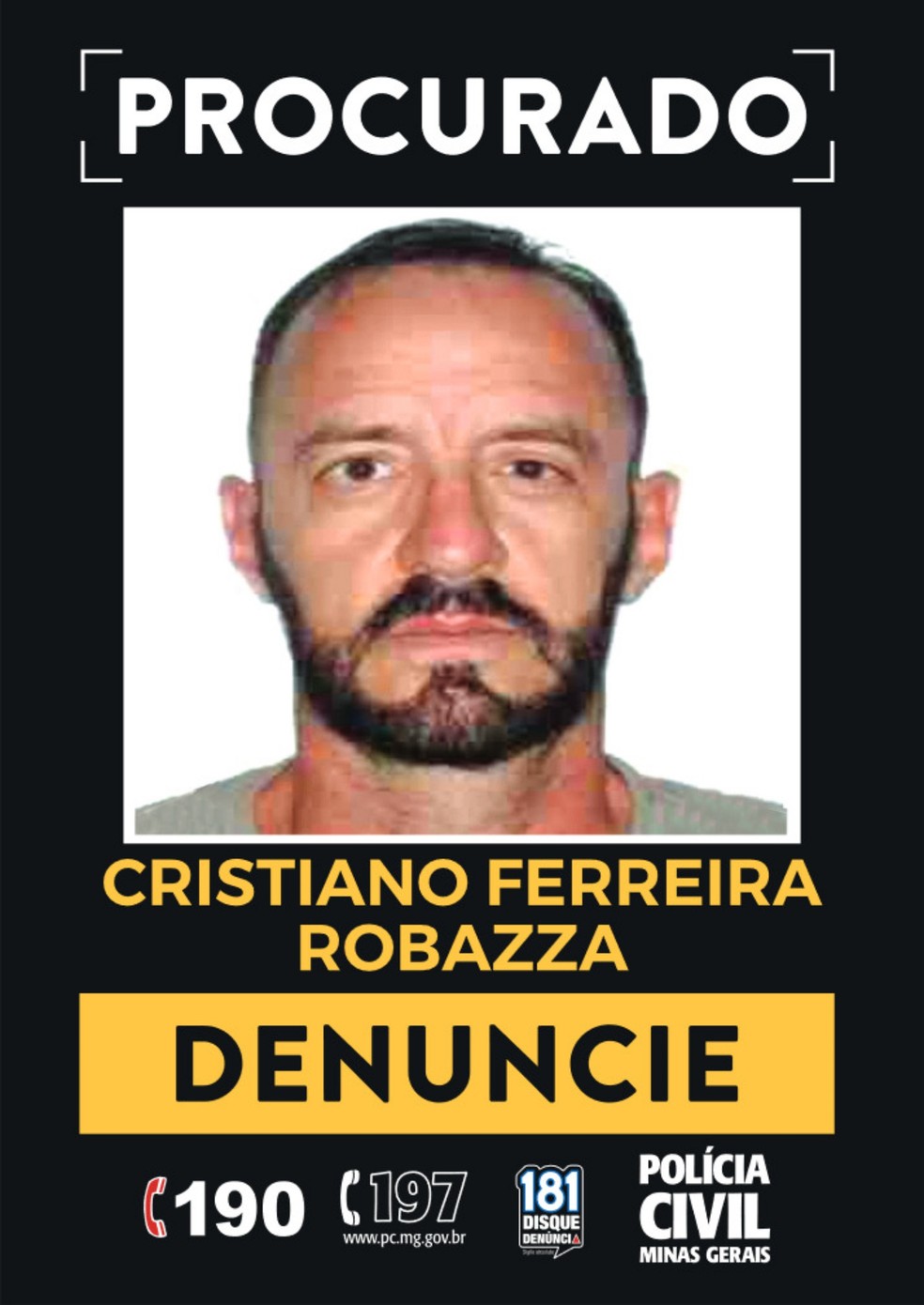 Cristiano Ferreira Robazza — Foto: Polícia Civil