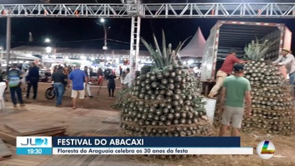 Floresta do Araguaia festeja os 30 anos do Festival do Abacaxi, no sul do estado