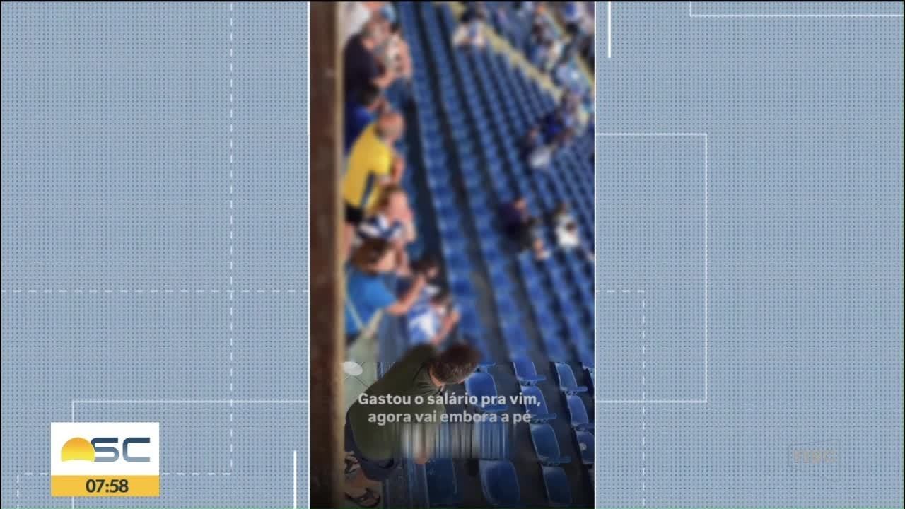 'Olha a tua cor': torcedora do Avaí grita falas racistas e xenofóbicas a torcedores do Remo; VÍDEO