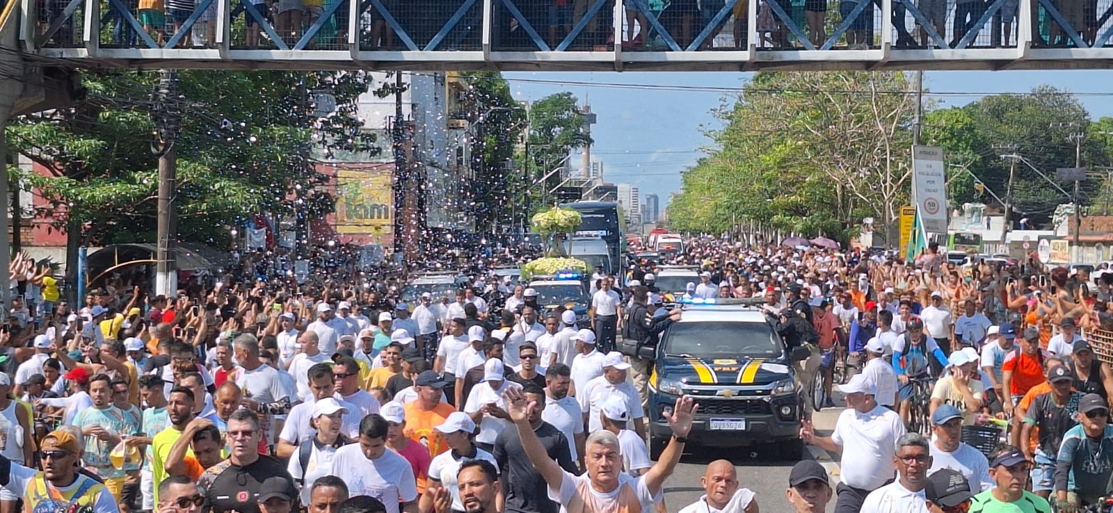 Círio de Nazaré 2024: Traslado Rodoviário percorre ruas na Grande Belém