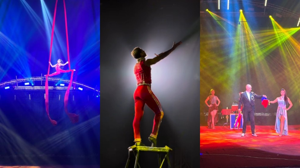 Le Cirque veio a Campo Grande com artistas de várias partes do mundo — Foto: Le Cirque/Redes Sociais
