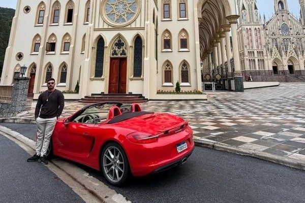 Rodrigo Ponce, empres&aacute;rio morto a tiros dentro de Porsche em Guarulhos &mdash; Foto: Reprodu&ccedil;&atilde;o/Instagram