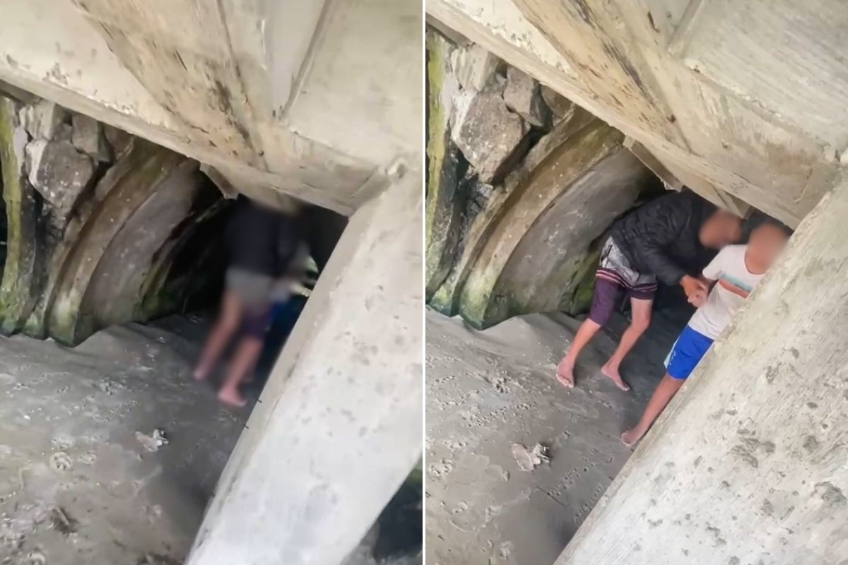 Homem é preso por estupro após levar garoto para debaixo de deck em praia; testemunha filma suspeito