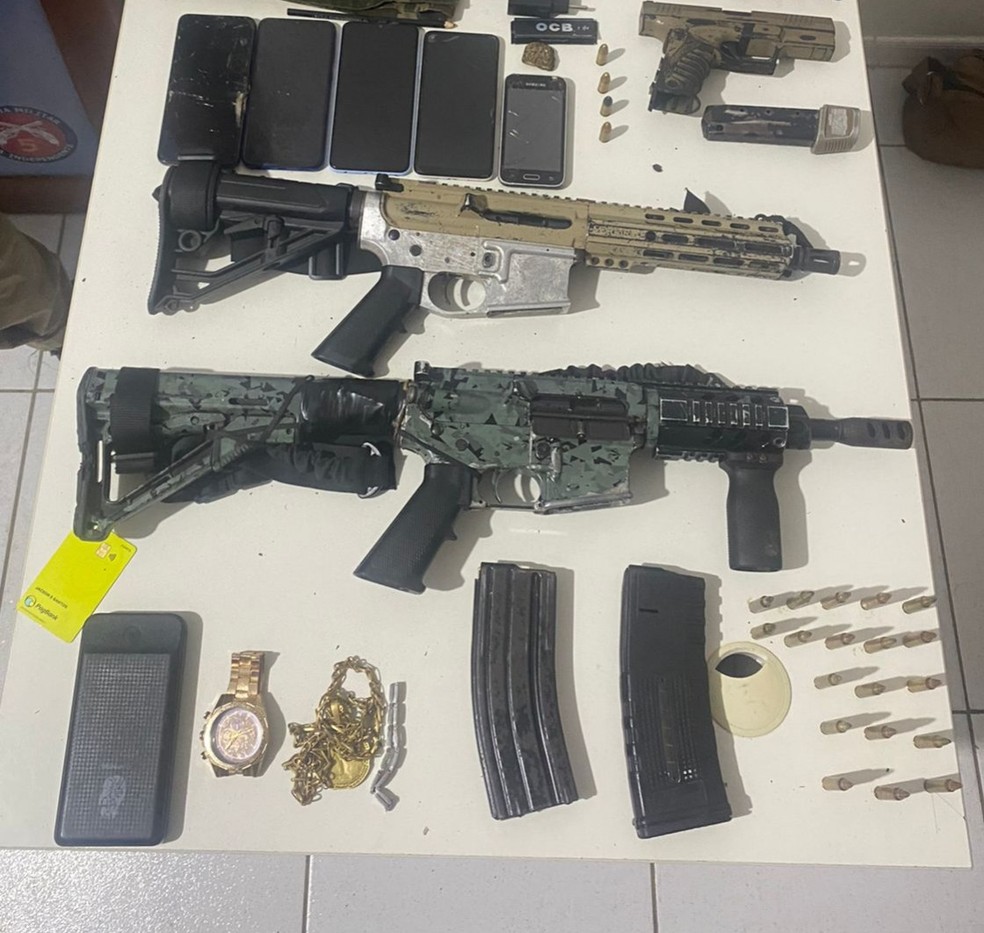 Operação em Itaparica resultou na morte de 4 suspeitos — Foto: Divulgação/PC-BA