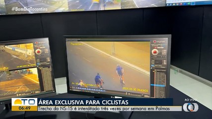 Palmas tem trecho de avenida exclusivo para ciclistas