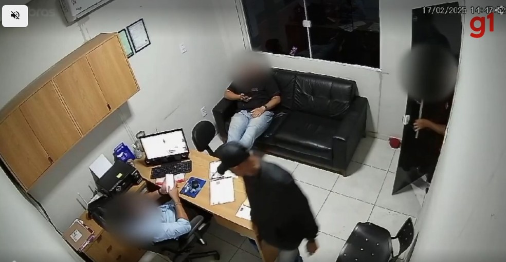Preso segundo suspeito de participar de assalto a concessionária de veículos em Santa Inês, no MA — Foto: Reprodução/Redes sociais