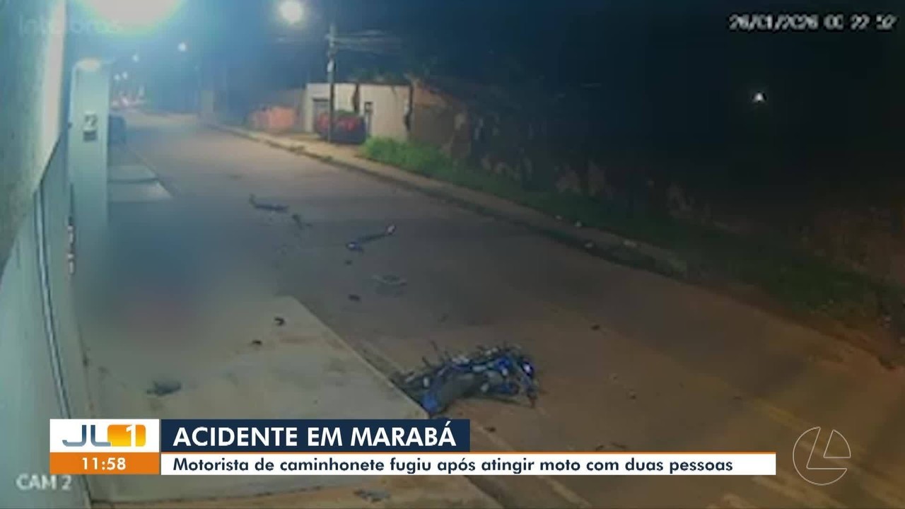 Motorista foge após causar acidente grave com moto em cruzamento de Marabá