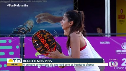 Estão abertas inscrições para a 1ª etapa do Circuito Tocantinense de Beach Tennis 2025