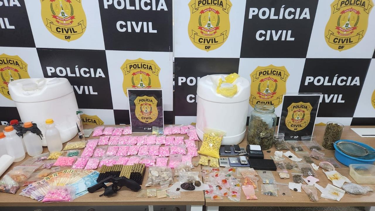 Polícia prende 6 suspeitos e apreende 10 mil comprimidos de ecstasy no DF