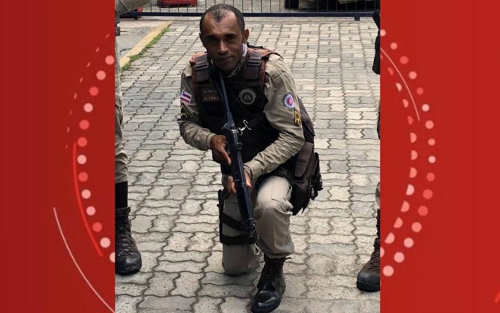 Ex-companheiro dela foi identificado como Valderson de Jesus Correia, de 45 anos, PM lotado na 81ª CIPM/Lauro de Freitas. — Foto: Reprodução/Redes Sociais