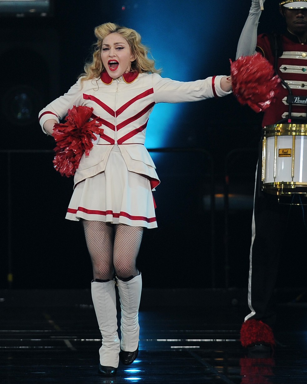 Madonna em show, em 2012 — Foto: Jeff Daly/Invision/AP