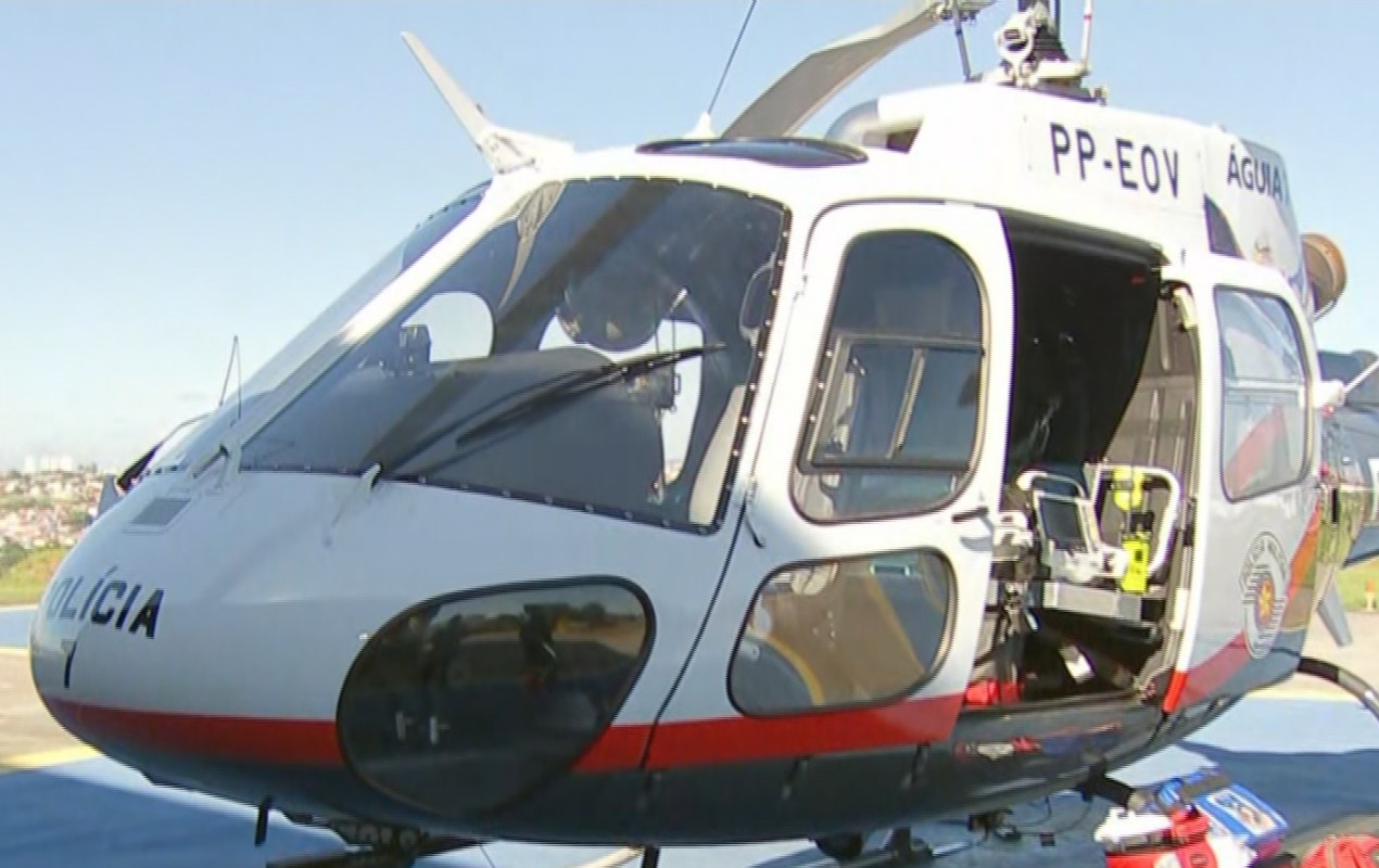 Helicóptero Águia começa a operar em Sorocaba e reduz tempo de resgate médico