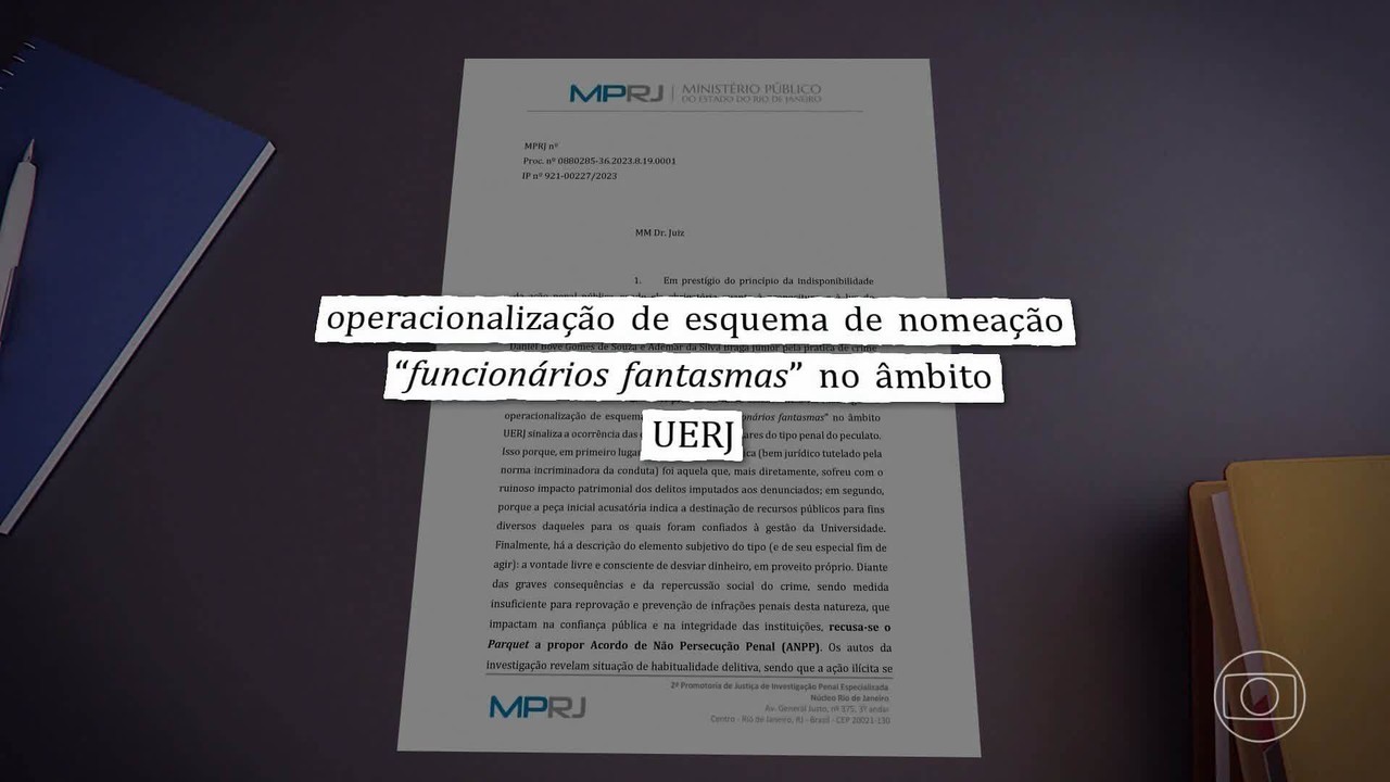 Três pessoas ligadas ao senador Romário viram rés no processo da 'Folha Secreta da Uerj' 