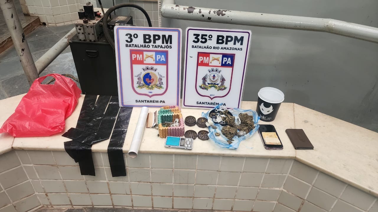 PM prende casal por tráfico de drogas no bairro Vitória Régia