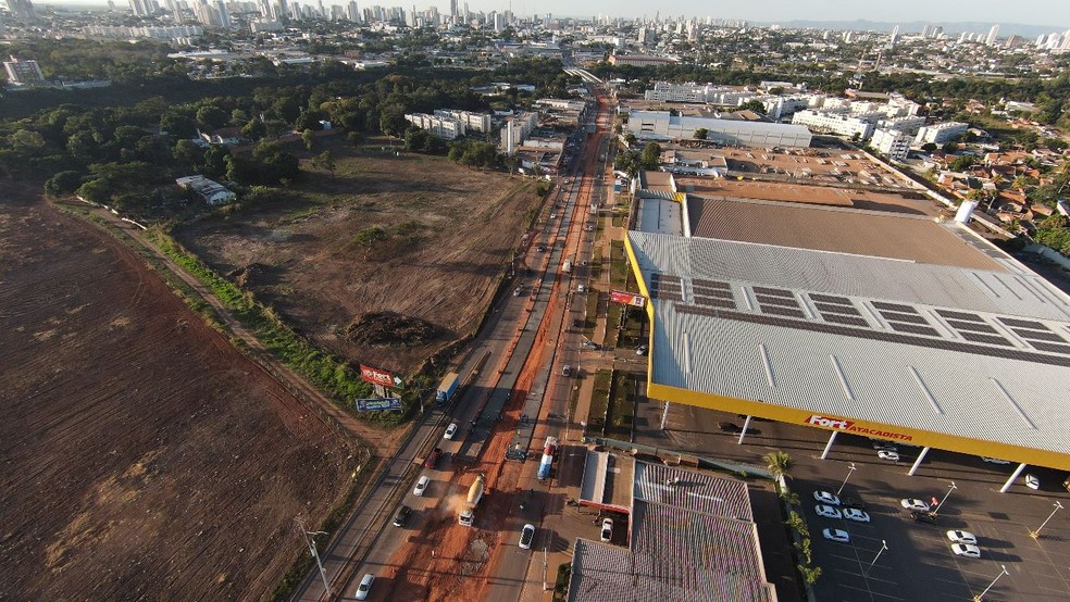 Obras BRT, Várzea Grande (MT) — Foto: Prefeitura de Várzea Grande (MT)