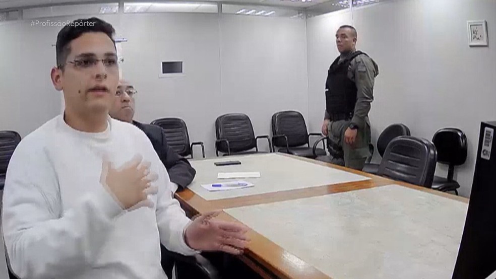 André Cunha foi condenado a 18 anos de prisão por tráfico internacional de pessoas e associação criminosa — Foto: Reprodução/TV Globo