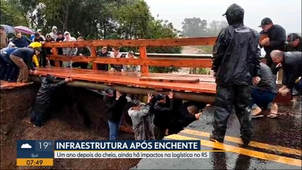 Infraestrutura nas estradas seguem precárias depois de enchente de 2024