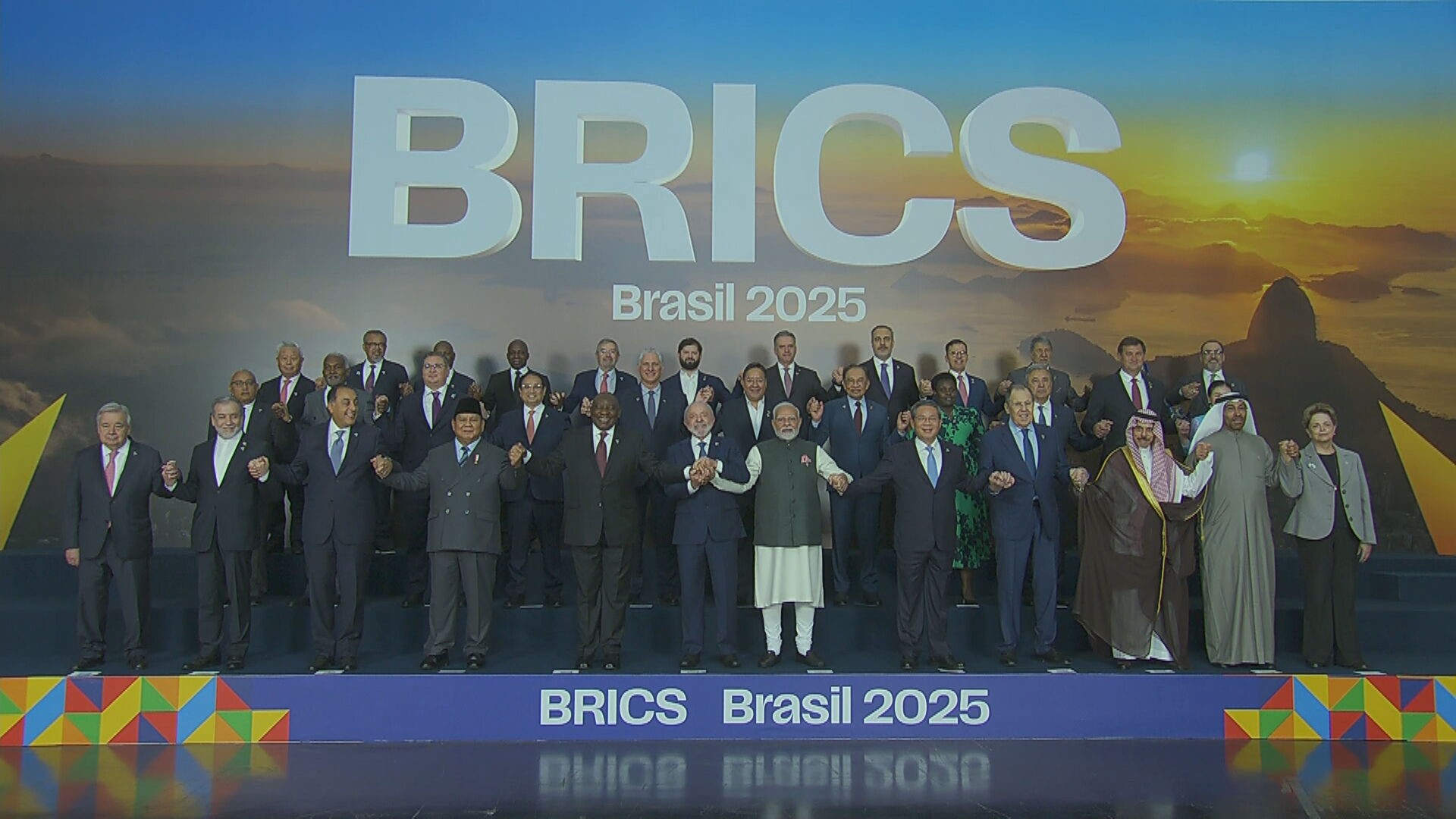 Reunião do Brics tem foto oficial do segundo dia da cúpula