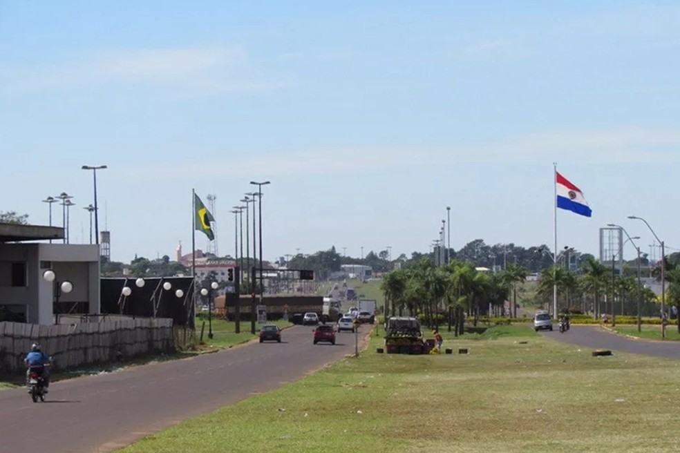 Cidade de Mato Grosso do Sul fica na fronteira entre Brasil e Paraguai. — Foto: Arquivo /Reprodução