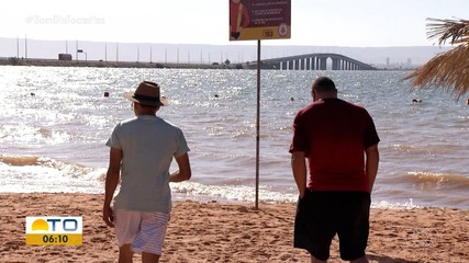 Praias de Palmas e Luzimangues são opções para moradores e turistas