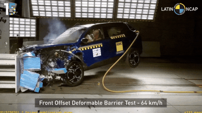 Peugeot 2008 recebe apenas uma estrela em teste de segurança do Latin NCAP